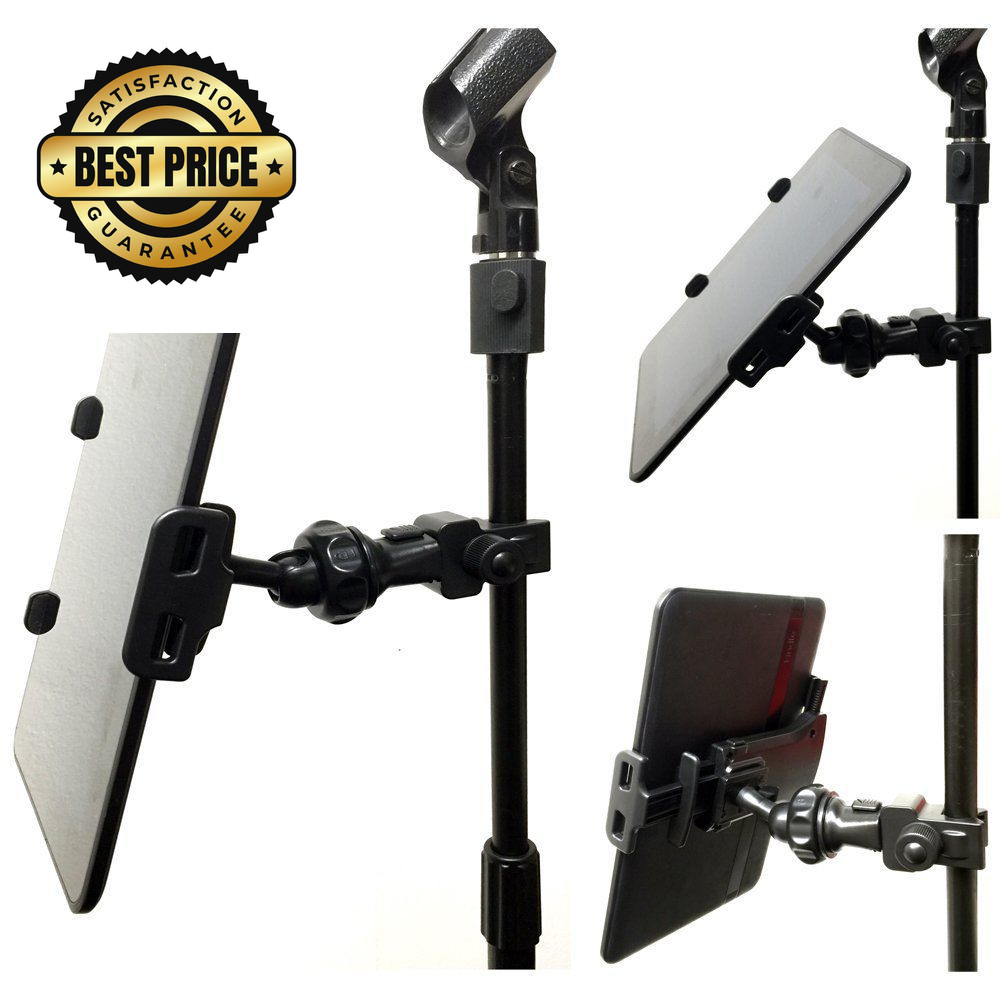Accessory Basics EasyAdjust cymbal Microphone Mic Stand Tablet Mount black