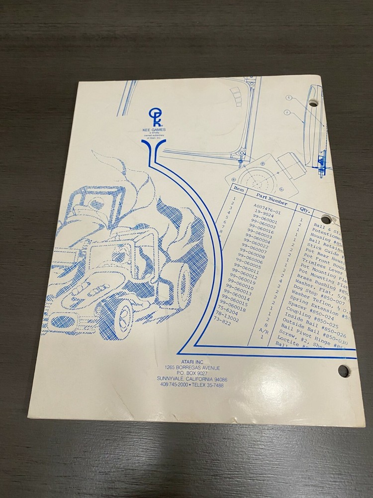 ATARI 1978 SPRINT ONE MANUAL