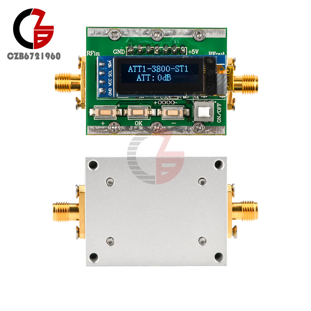 Professional 1Mhz-3800Mhz Digital Programmable RF Attenuator Control 0-31dB
