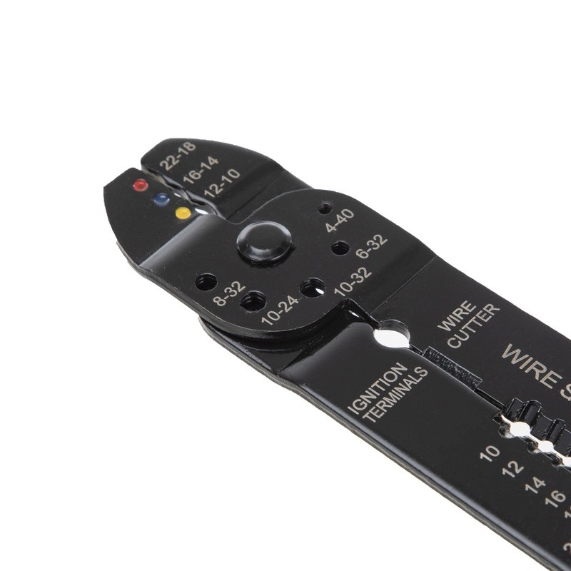 Wire Stripper Crimper Tool 25 Piece Terminal Set DIY Electrical Projects New