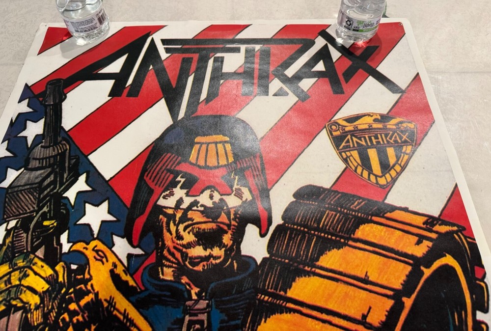 ANTHRAX I AM THE LAW POSTER ORIGINAL