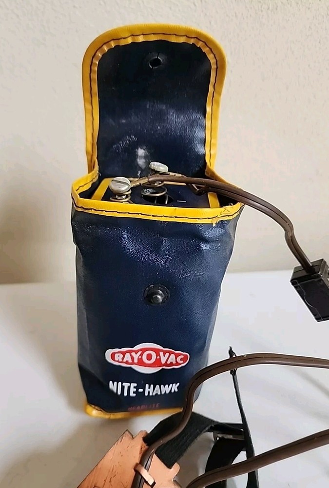 RAY-O-VAC NITE HAWK HEADLIGHT HEAD LITE FLASHLIGHT Coal Miner's Light Copper