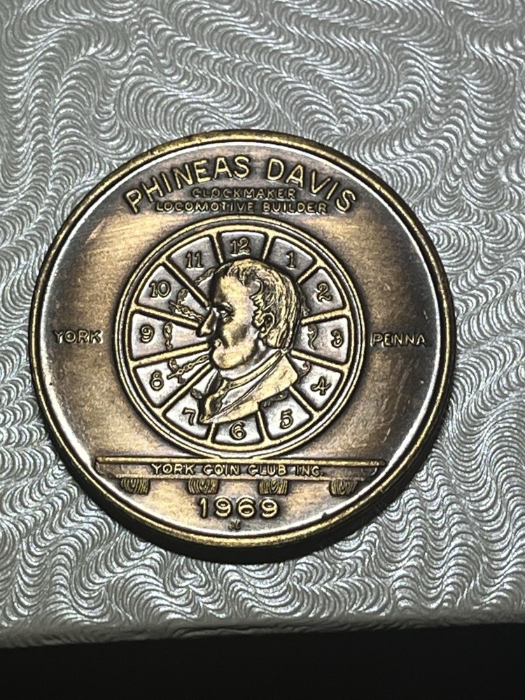 York Pennsylvania Phineas Davis Token