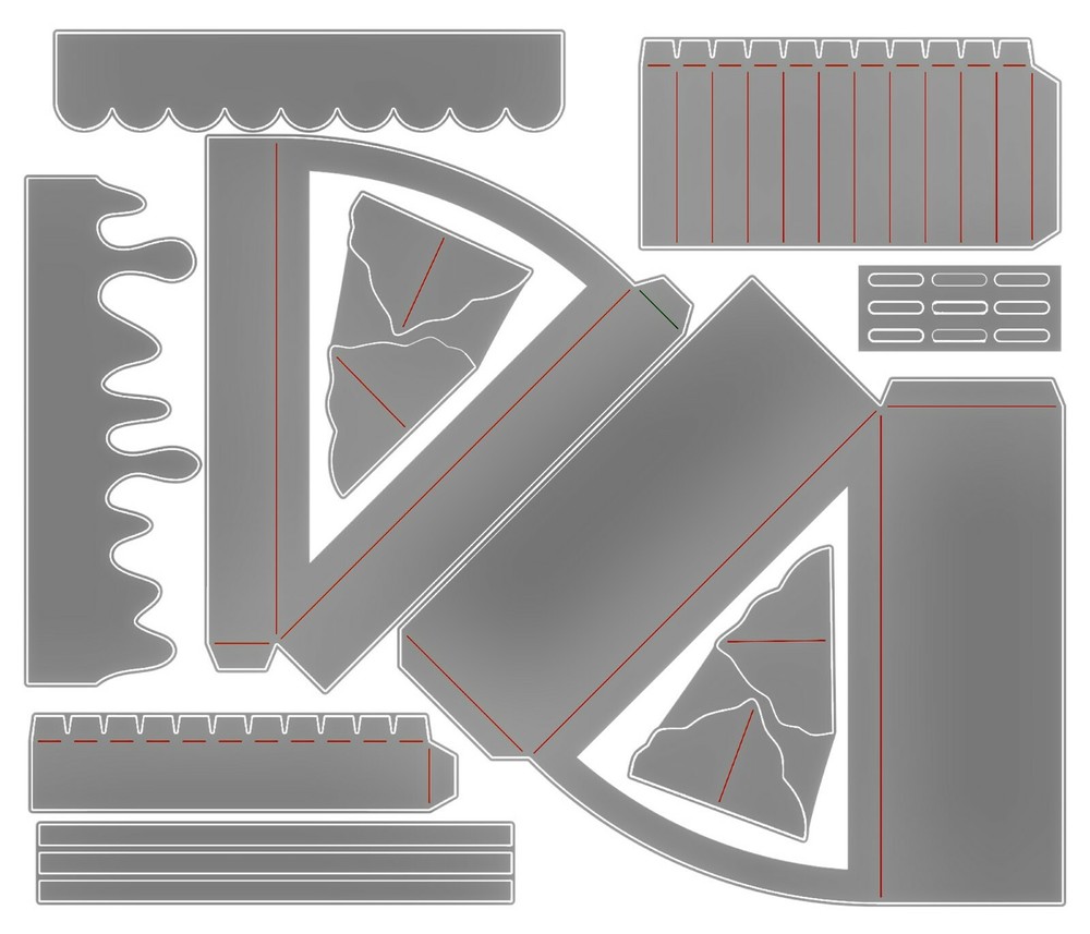 Sizzix Thinlits Cake Slice Box 10PK set #665883 Retail $28.99 by Kath Breen
