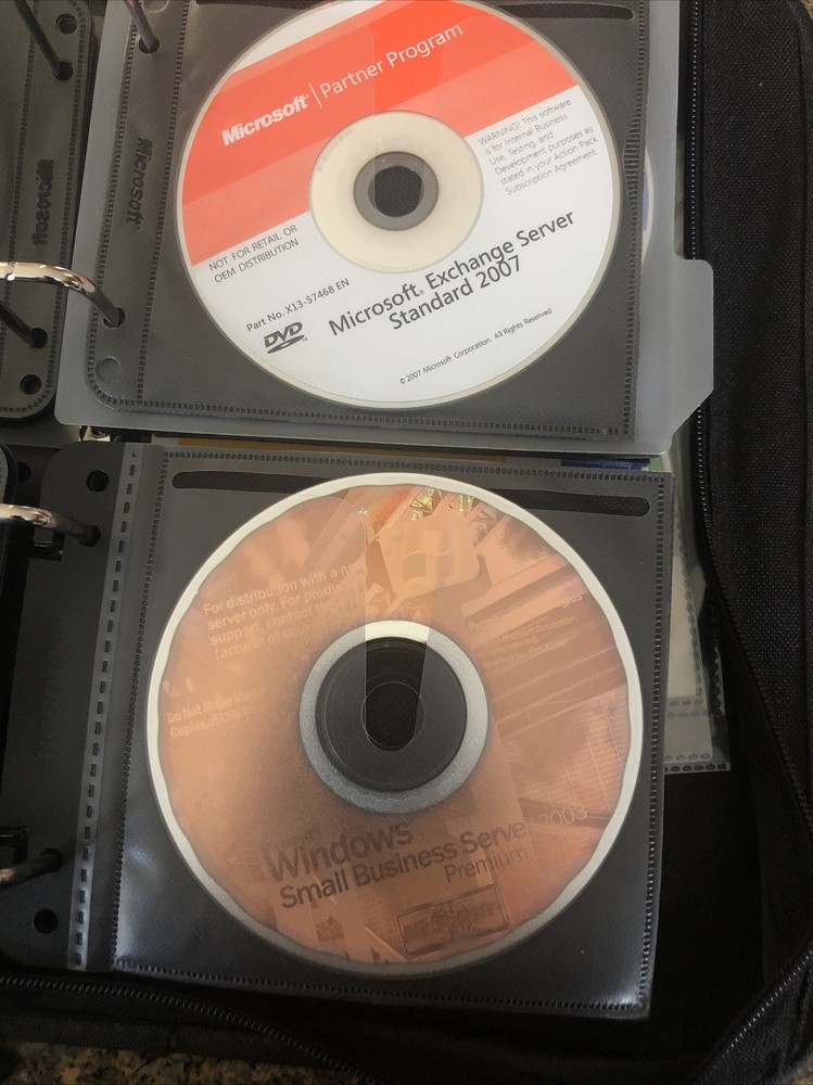 Microsoft Action Pack-Asst. Software 48 CDs- Many Keys Included