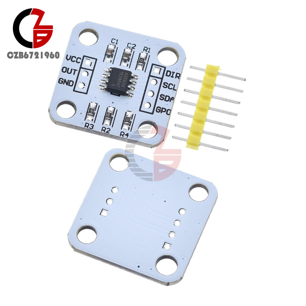 AS5600 Magnetic Encoder Magnetic Induction Angle Measurement Sensor IIC Module