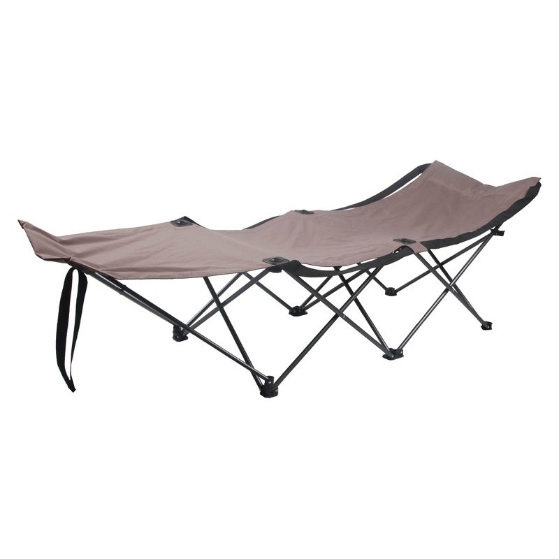 Collapsible Camp Cot Portable Foldable Bed Outdoor & Guest Use Durable