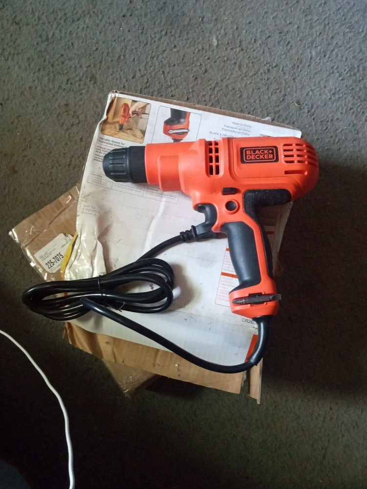 BLACK+DECKER DR260C CORDED DRILL BNIB