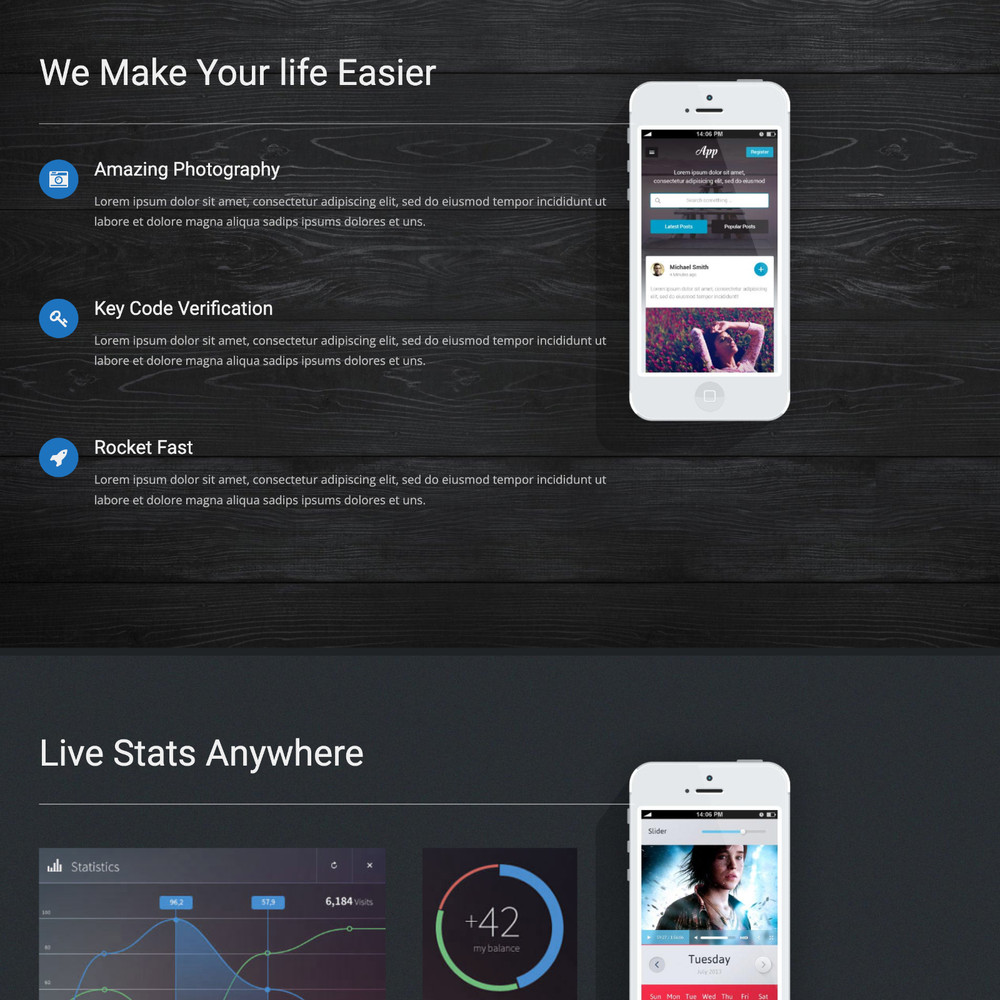 App Website Design with Free VPS Web Hosting and Installation