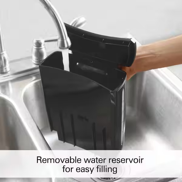 BrewStation 12- Cup Programmable Black Drip Coffee Maker with Removable Water
