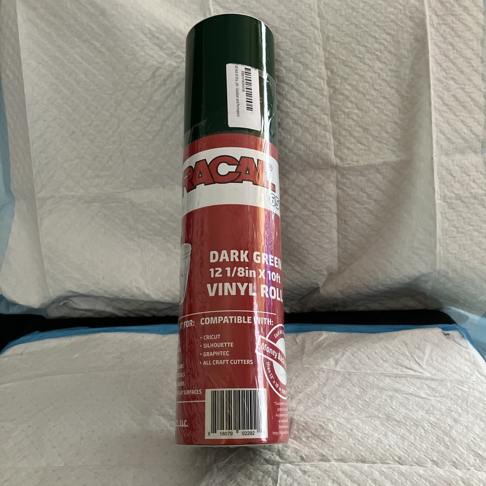 12 1/8inx10Ft Orval Vinyl Tool Dark Green