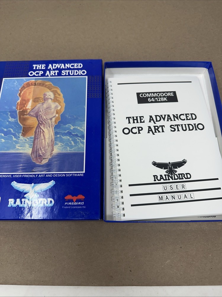 THE ADVANCED OCP ART STUDIO (Atari ST, 1987, Rainbird) Tested Disk, CIB!