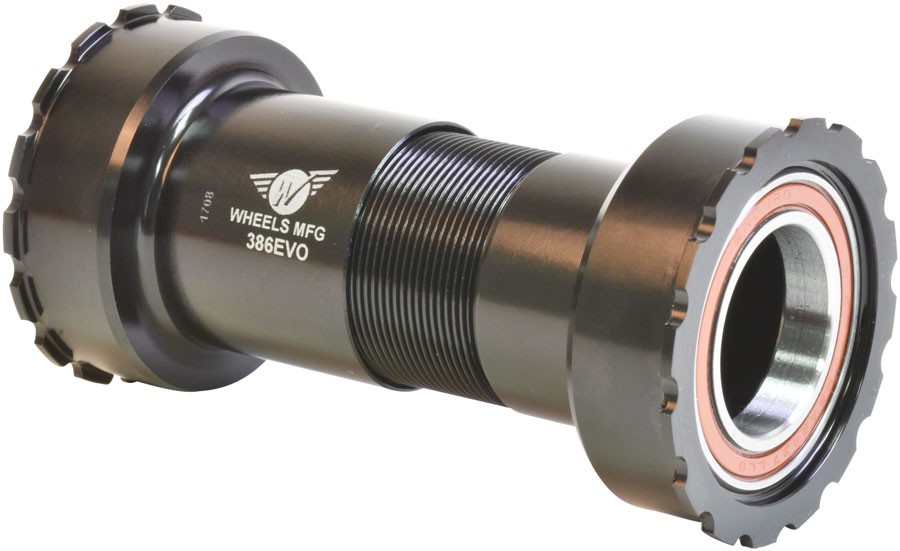 Wheels Manufacturing 24mm Angular Contact BB386EVO Bottom Bracket with Sealed