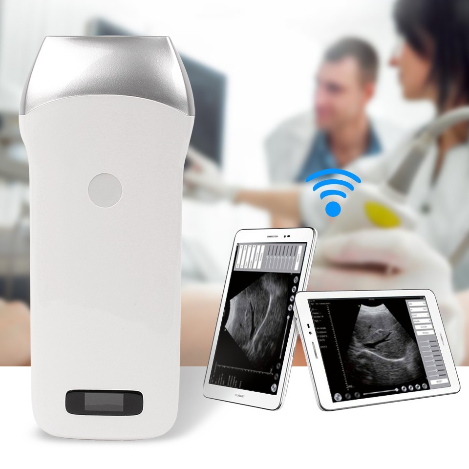 Portable 80 Elements Linear Array Wireless Ultrasound Probe Multi-OS Compatible
