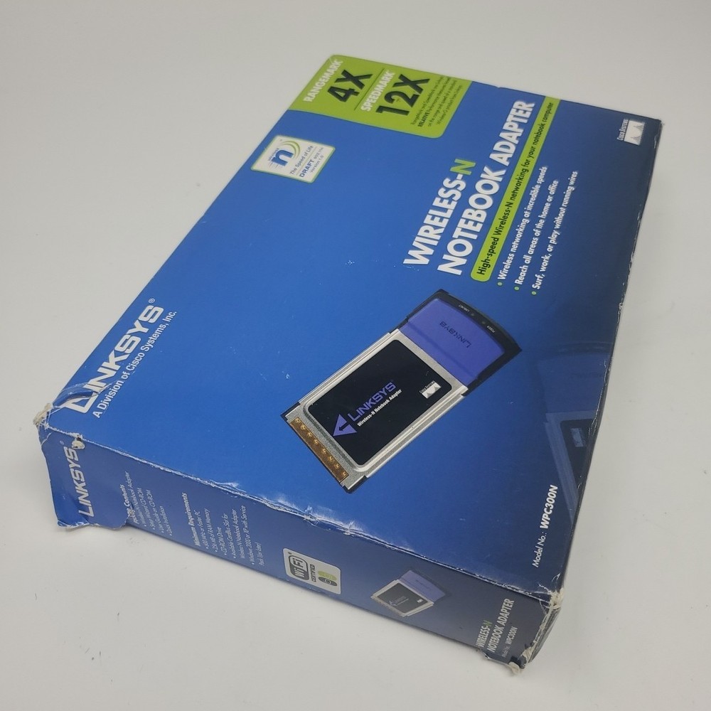 Cisco-Linksys WPC300N Wireless N Network Notebook Adaptor