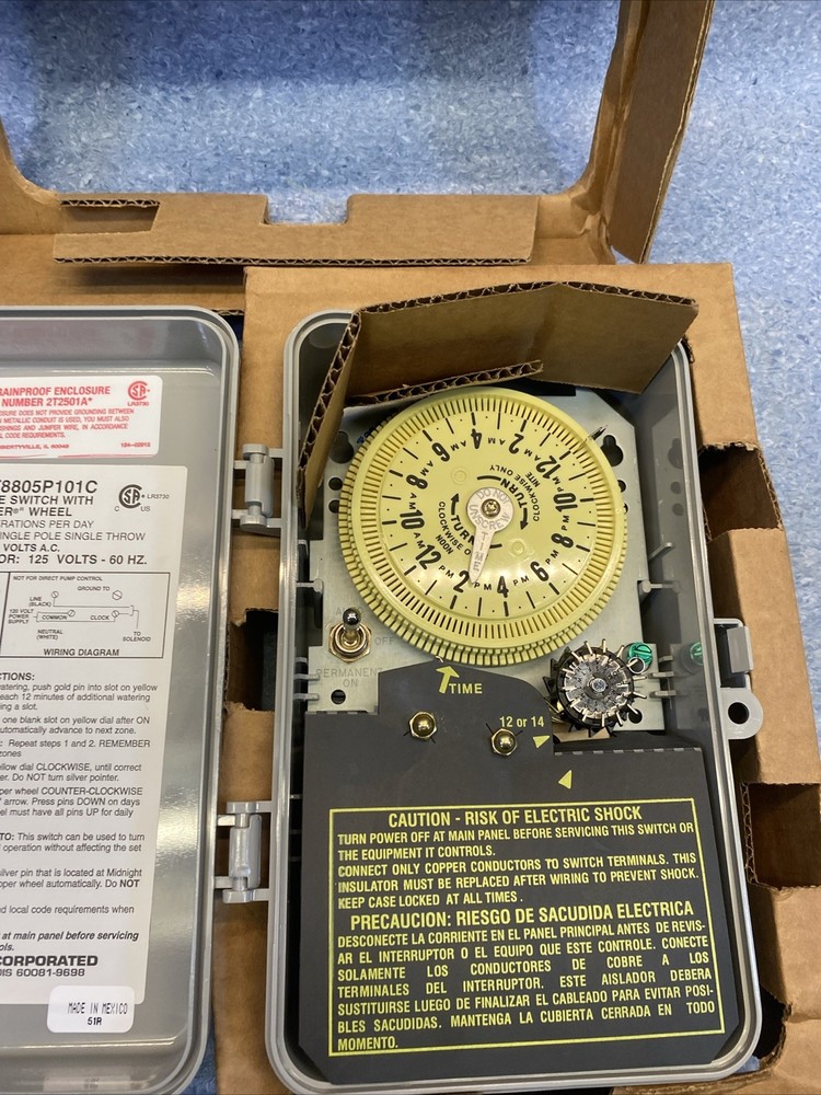 Intermatic T8805P101C 125V Timer Switch - Gray - Open Box