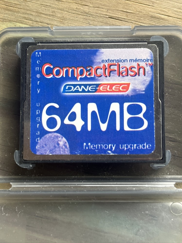DANE-ELEC COMPACT FLASH 64MB MEMORY CARD (1A)