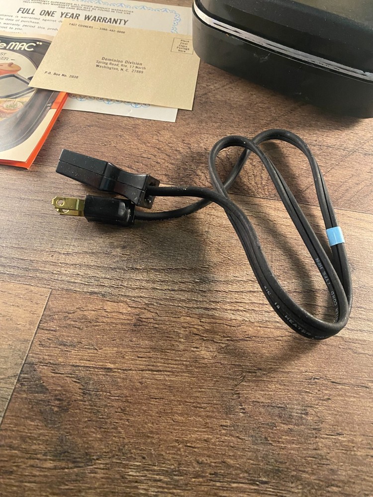 Vintage HAMILTON BEACH "Little MAC" 60 Second Burger Machine