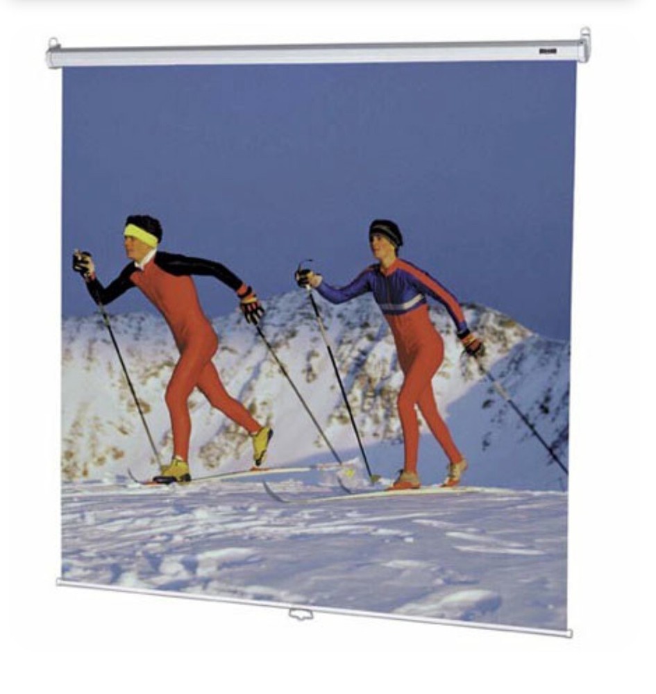 Projection Screen 60"x60" (85" diag) DA-LITE 40836 Matte White Pull-Down New