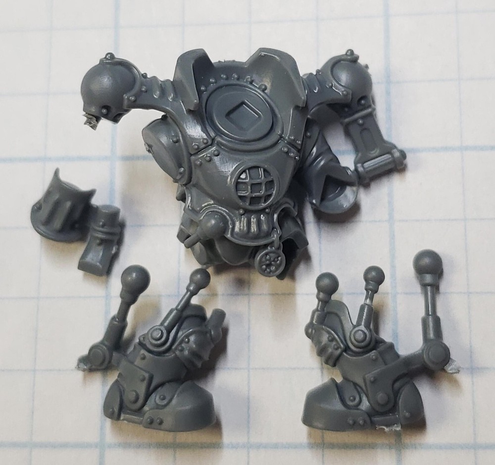 Warhammer Kharadron Overlords Bits Endrinmaster Torso & Legs