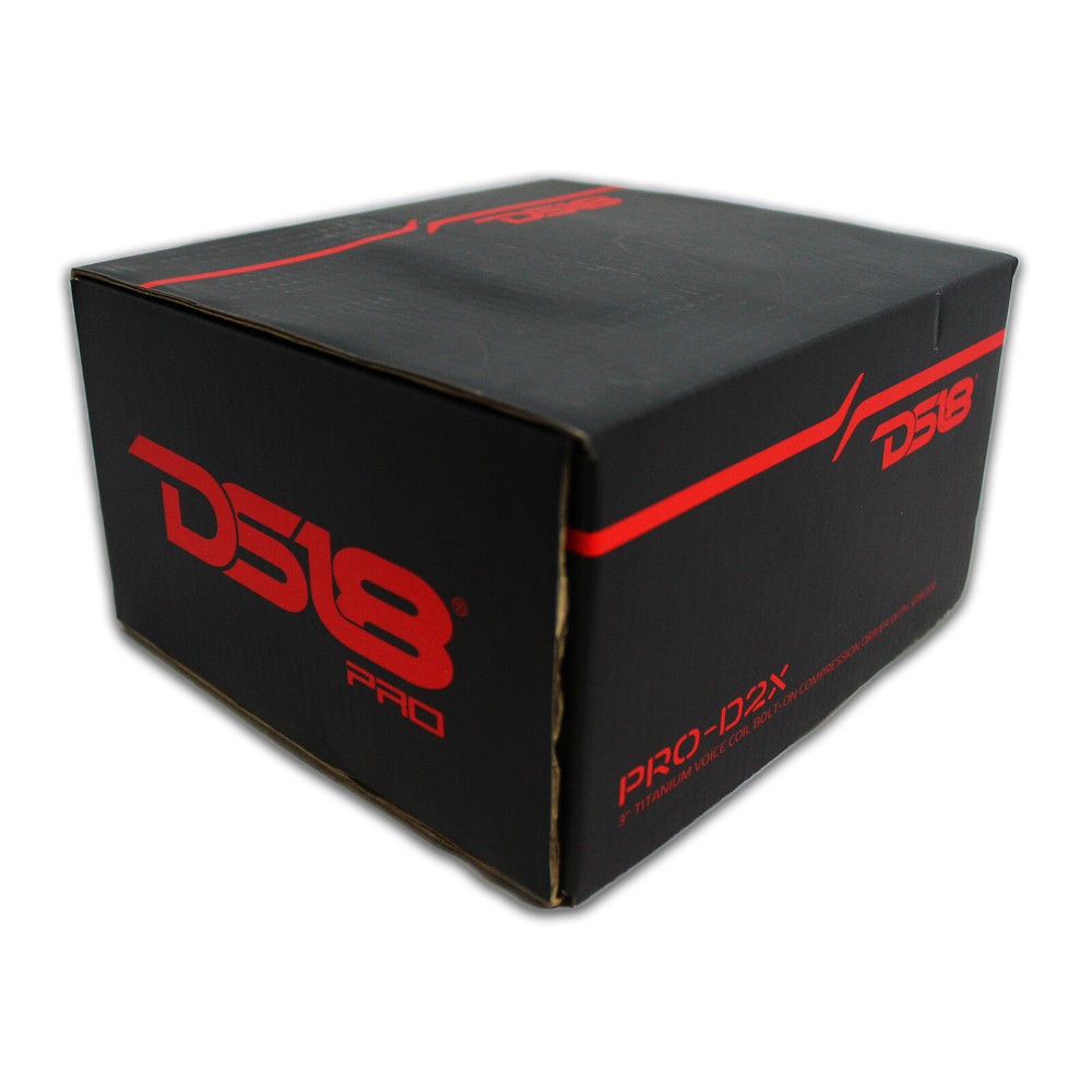 2 x DS18 PRO 2" 2000 W 8-ohm Bolt On Compression Driver with 3" Titanium VC