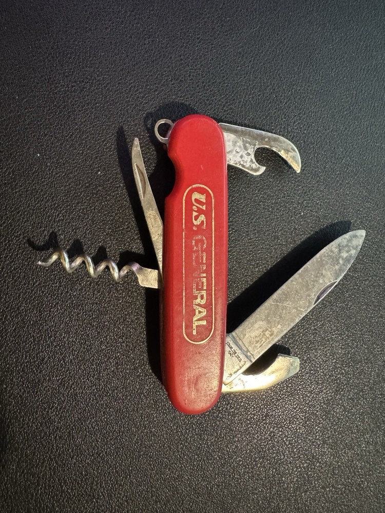 Vintage Folding Multi Pocket Tools - Made In Italy