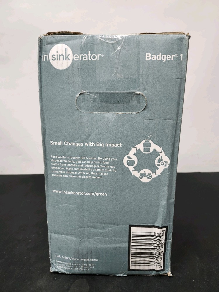 InSinkErator Badger 1 - 1/3 HP Garbage Disposal New