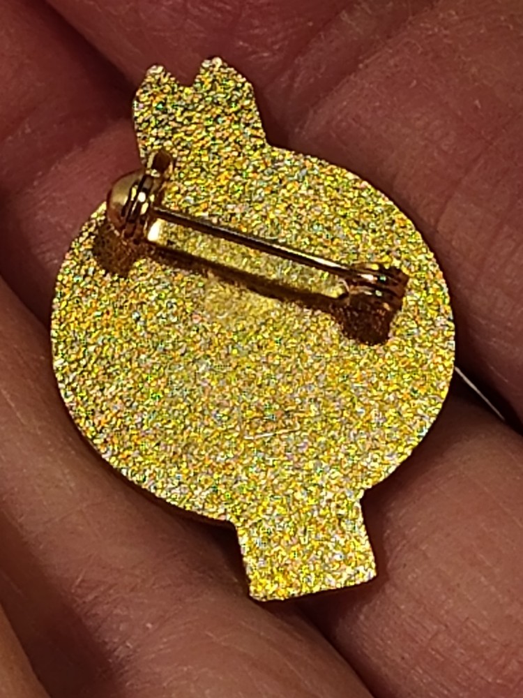 Vintage 1980s Ski Level Commentary Lapel Pin