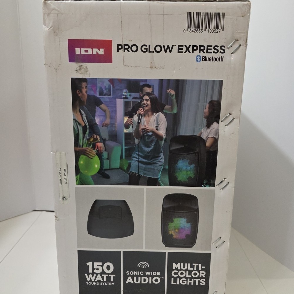 ION Audio IPA156 Pro Glow Express High-power Bluetooth-enabled Speaker System,