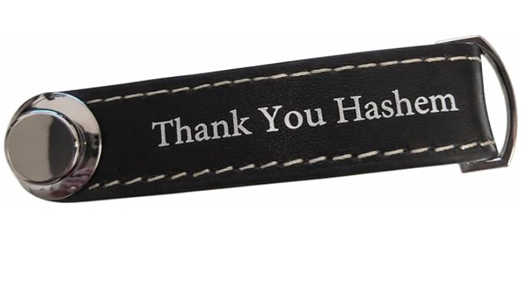 thank you hashem key chain