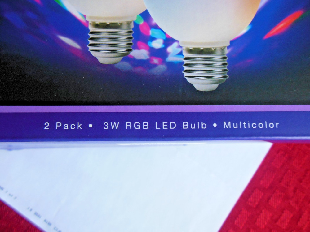 Disco Party LED Bulbs - Self Rotating - Multicolor Light * 2pcs * FREE SHIPPING