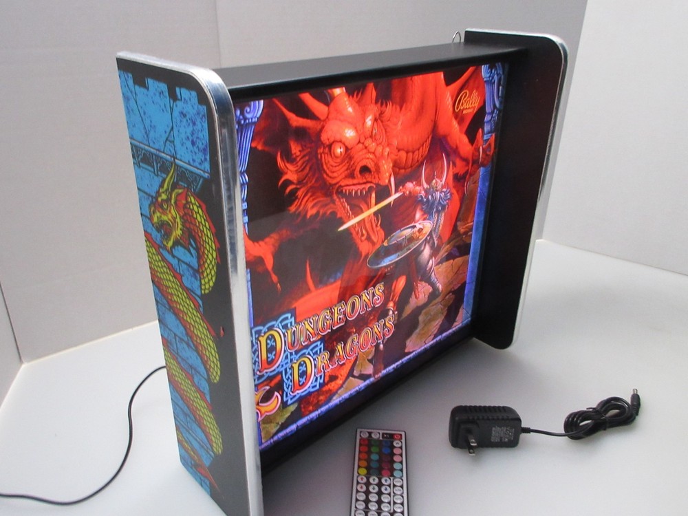 Bally Dungeons & Dragons Pinball Head LED Display light box