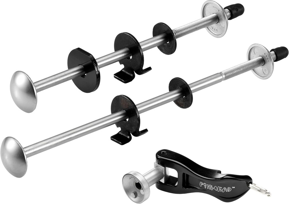 Bicycle Locking Skewer Set, 2 Pack, Silver (PH-110)