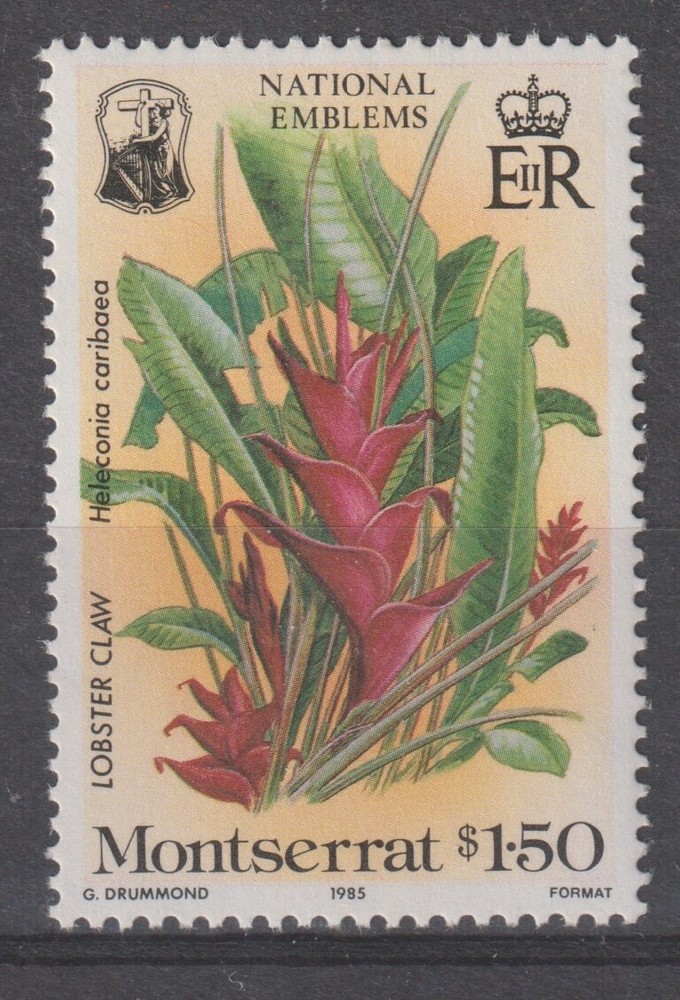 Montserrat 1985 #551-53 National Emblems - MNH