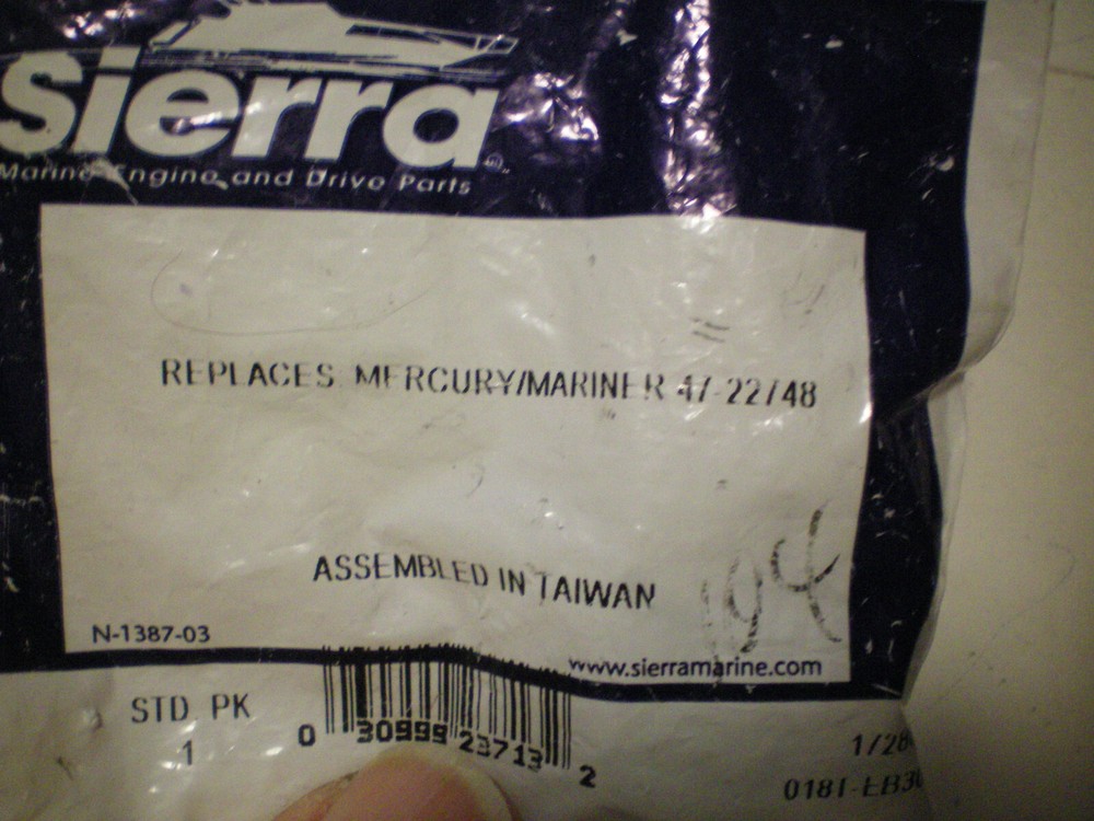 SIERRA #18-3012 IMPELLER , FREE FREIGHT