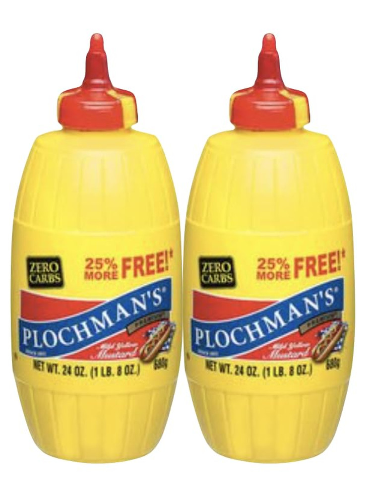 , Mustard, Yellow, Mild, 24oz Container (Pack of 2)