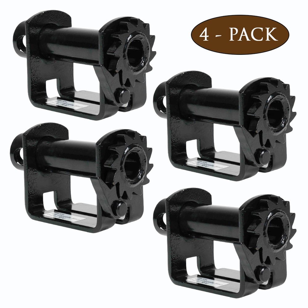 Trailer Winch - Low Profile Sliding Double L Style (4 Pack)