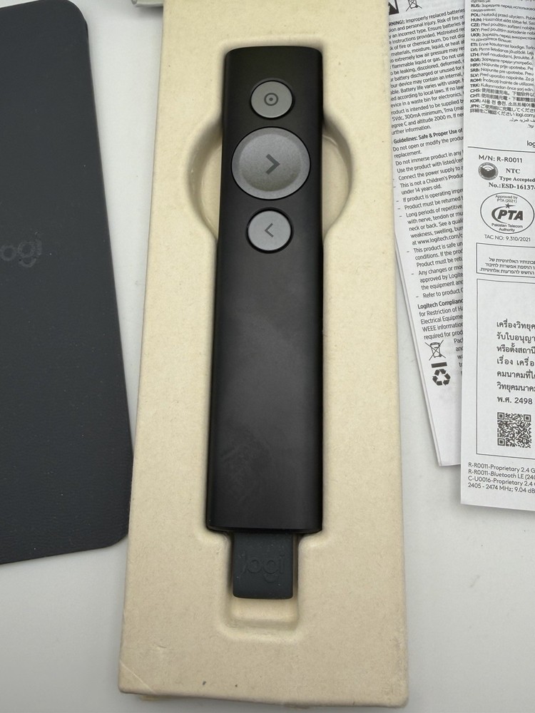 Logitech Spotlight Presentation Remote - Universal Wireless Presentation Clicker