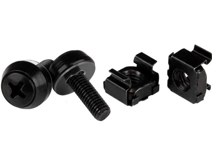 StarTech 10-32 Server Rack Screws and Cage Nuts 50 pk