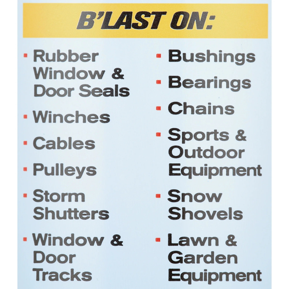 (6 pack) Blaster Silicone Lubricant 11 oz