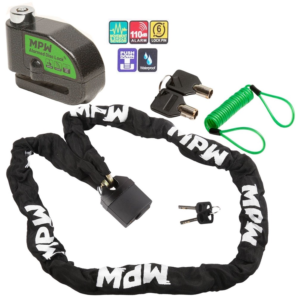 MPW Chain Lock & Disc Lock + Reminder 1.5M