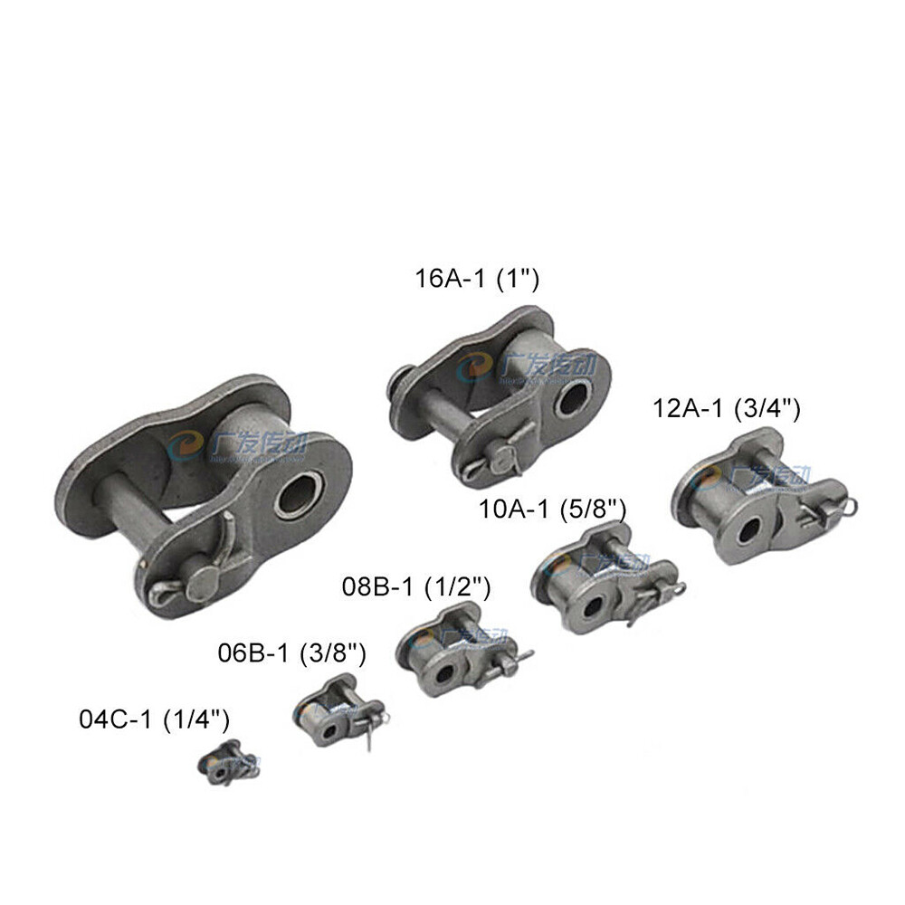 Simplex / Duplex Roller Chains 25#-200# Pitch 1/4"-2" Full/Half Connecting Links