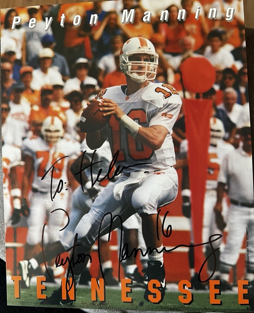 Payton Manning Autograph Signed
