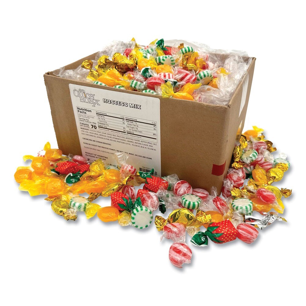 Office Snax 616 5 lbs Box Individually Wrapped Candy Assortment - Assorted New