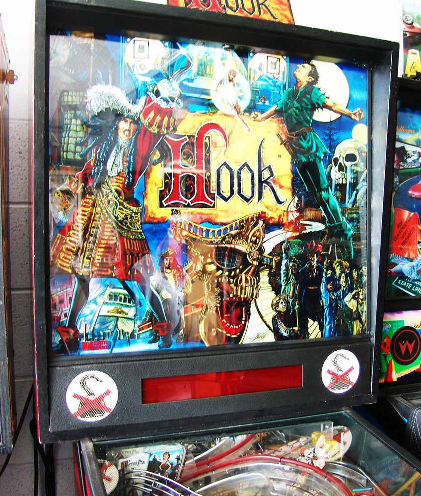 DATA EAST HOOK Pinball Machine Display LENS Replacement RED COLORGUARD™
