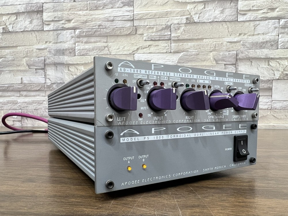 APOGEE AD-1000 REFERENCE STANDARD 20-BIT RESOLUTION AD CONVERTER W/ POWER SUPPLY