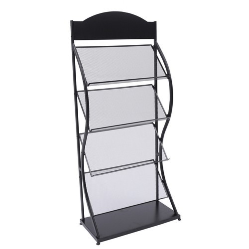 Newspaper Magazine Display Rack Manual Book Rack Floor-Standing Storage Rack