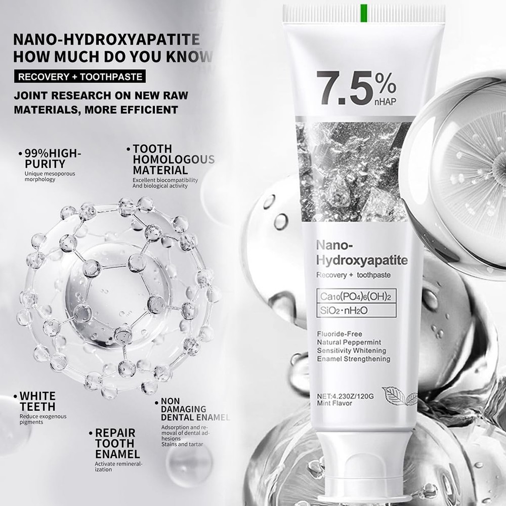 7.5% Hydroxyapatite ToothpasteAppropriate for 4.23 Fl Oz (Pack of 1)