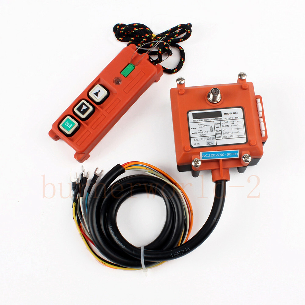 F21-2S Industrial Wireless Remote Control 2Point Single Speed Sandblasting Hoist