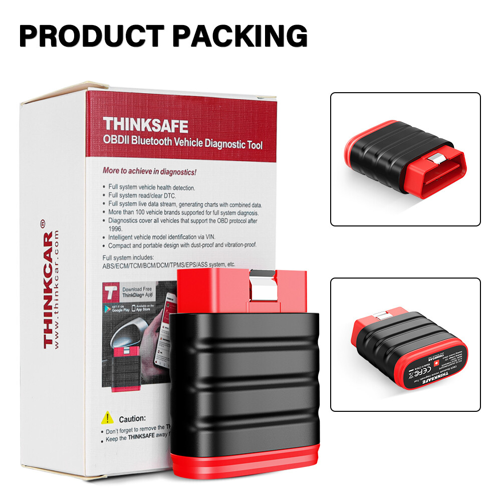 ThinkCar Bluetooth OBD2 All System Bidirectional Diagnostic Tool ABS EPB Reset